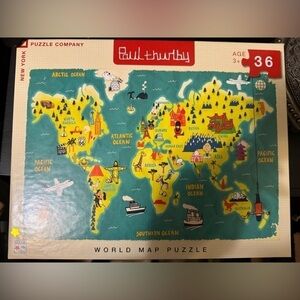 Paul‎ thirty World Map Puzzle